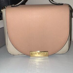 Steve Madden Blush and Cream Crossbody Bag